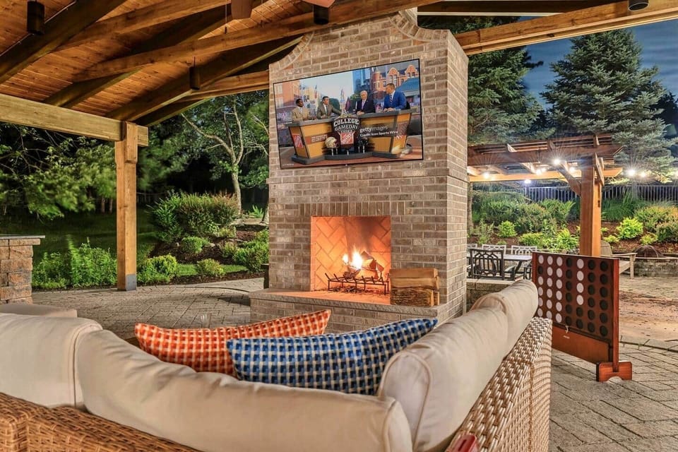 Relax and recover under the 4-season covered patio. 