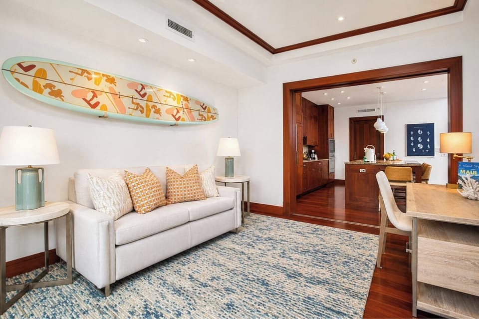 This living space checks every box for a perfect stay  