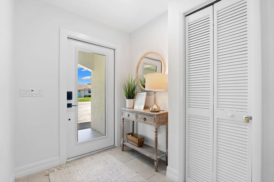 Welcoming entryway