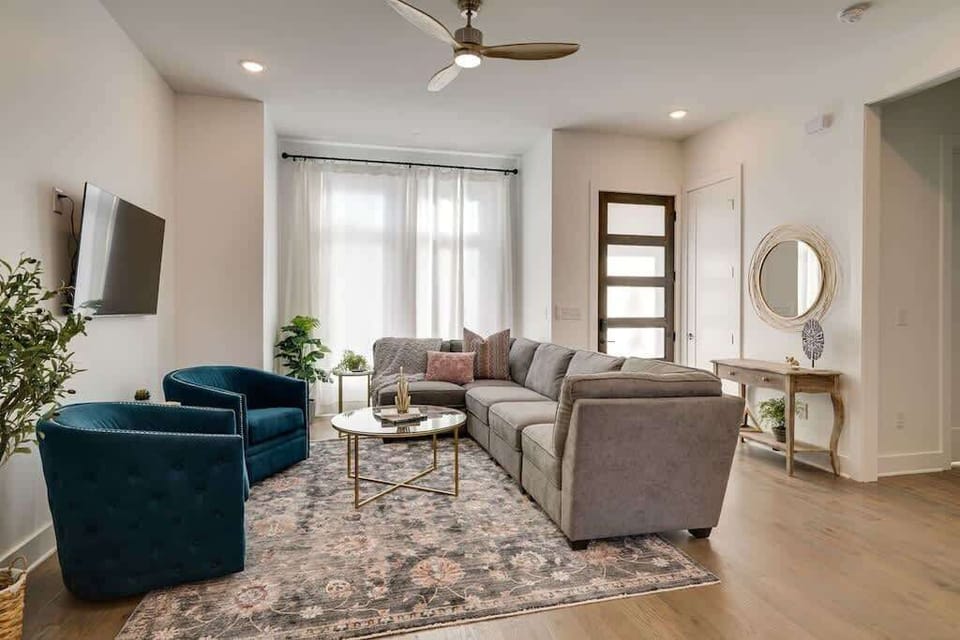 Lounge in our cozy and comfortable living room!