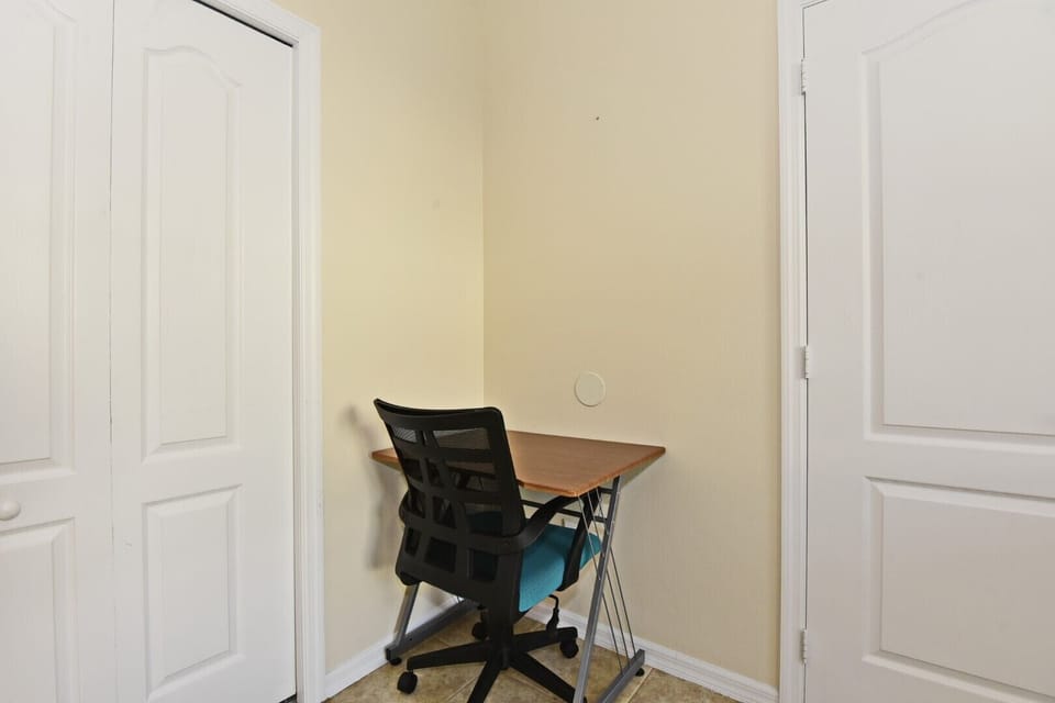 Desk area in master bedroom