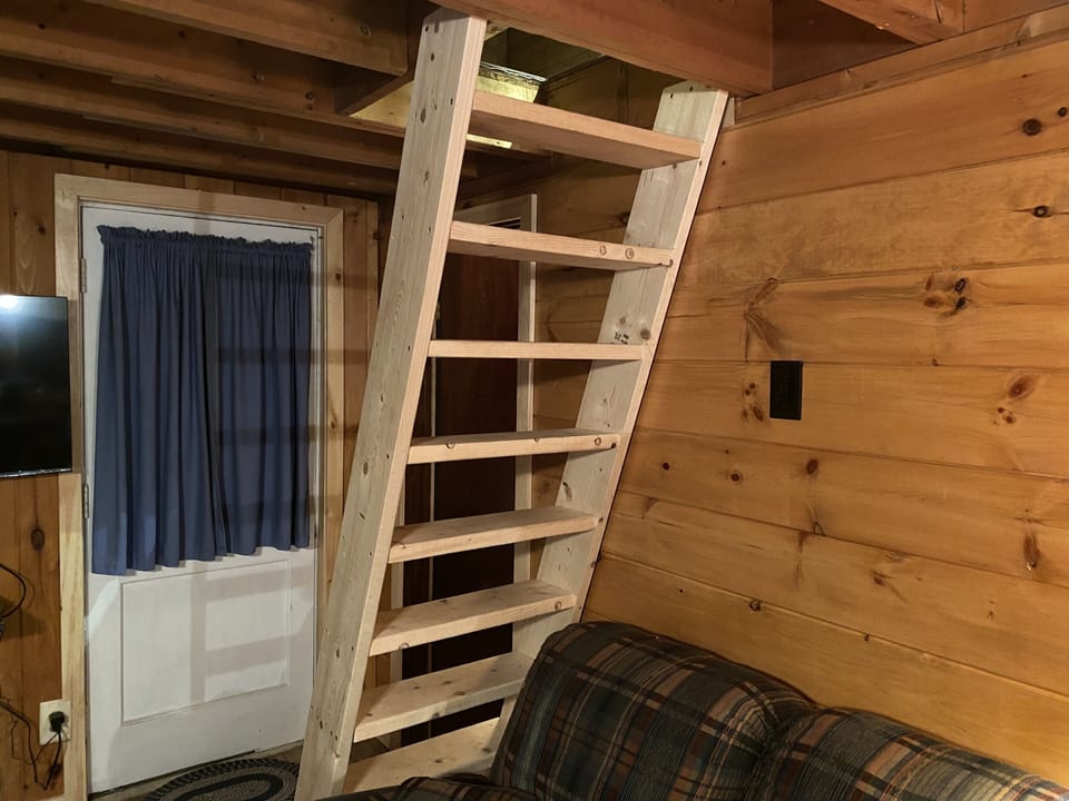 Ladder to Loft Bedroom Entry