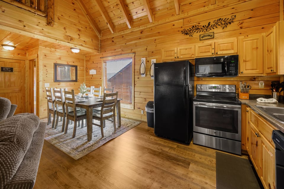 Kitchen and dining room
