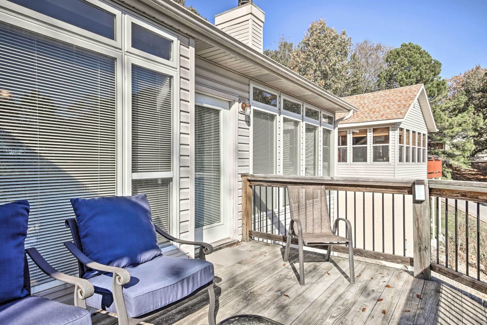 Deck | Valley & Park Views | Gas Grill