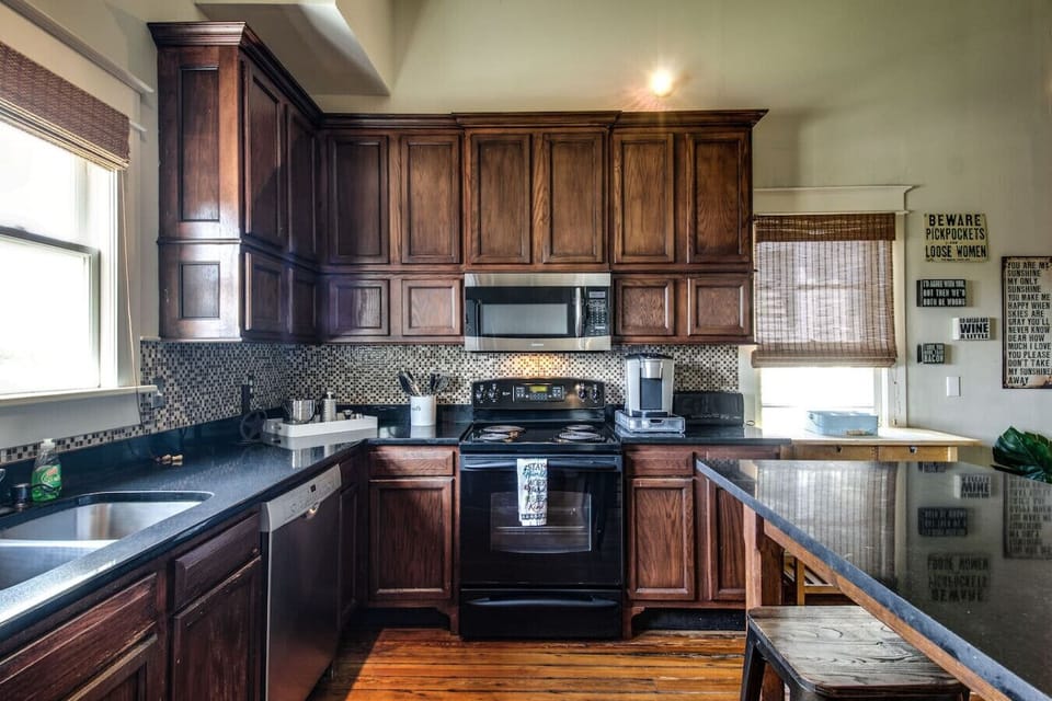 Double the fun — one of two full kitchens, perfect for cooking and gathering together