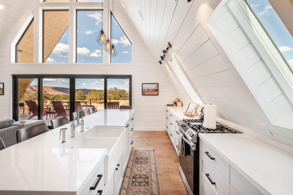 Capitol Reef views from kitchen