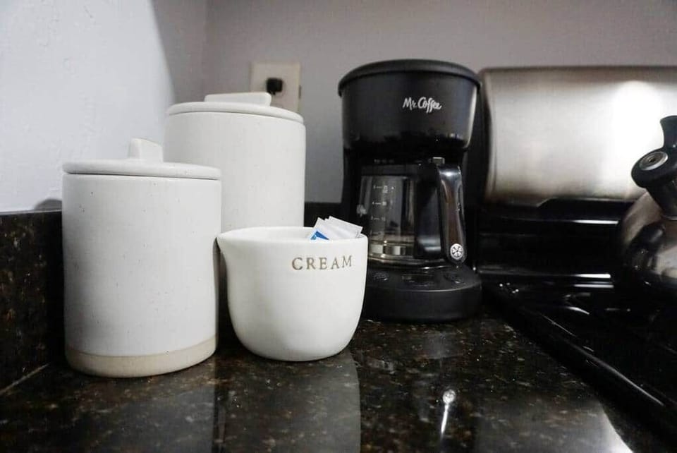 Complimentary tea and coffee bar to start your mornings right