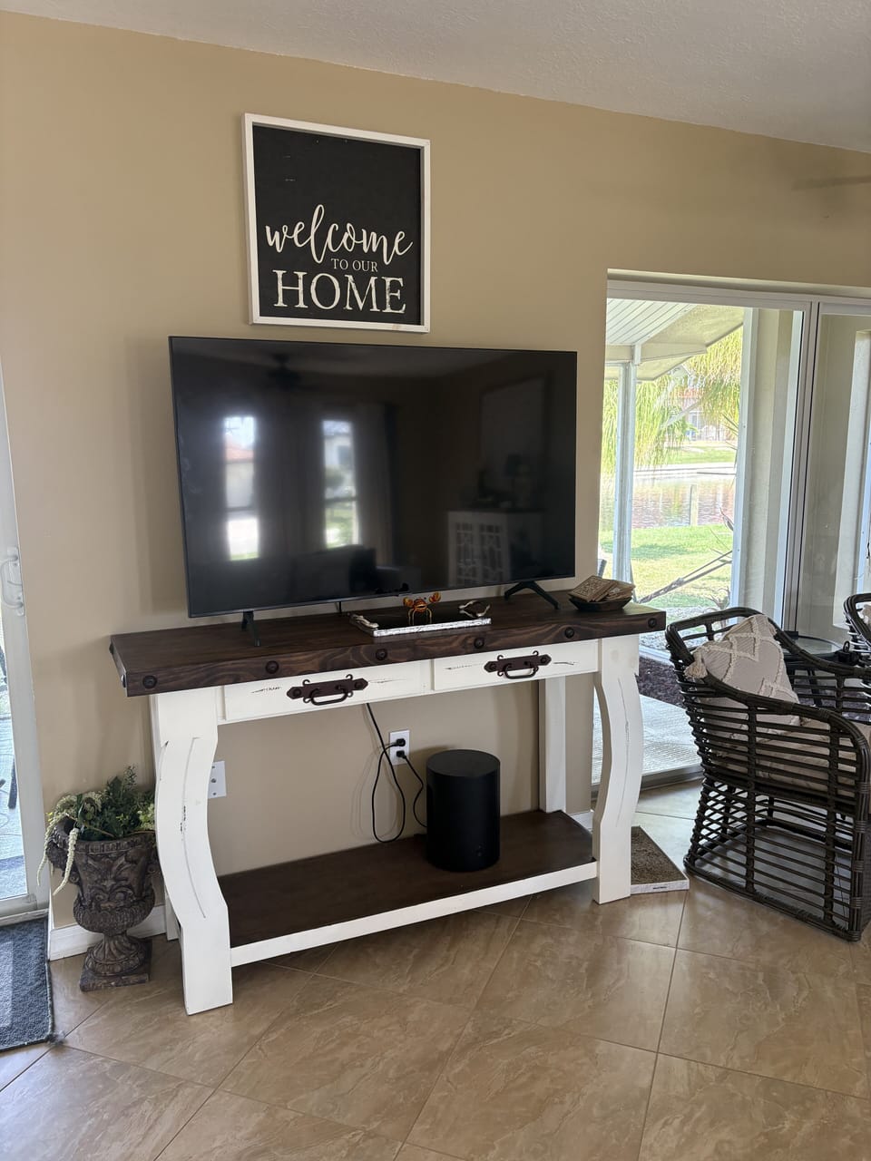 TV in living room