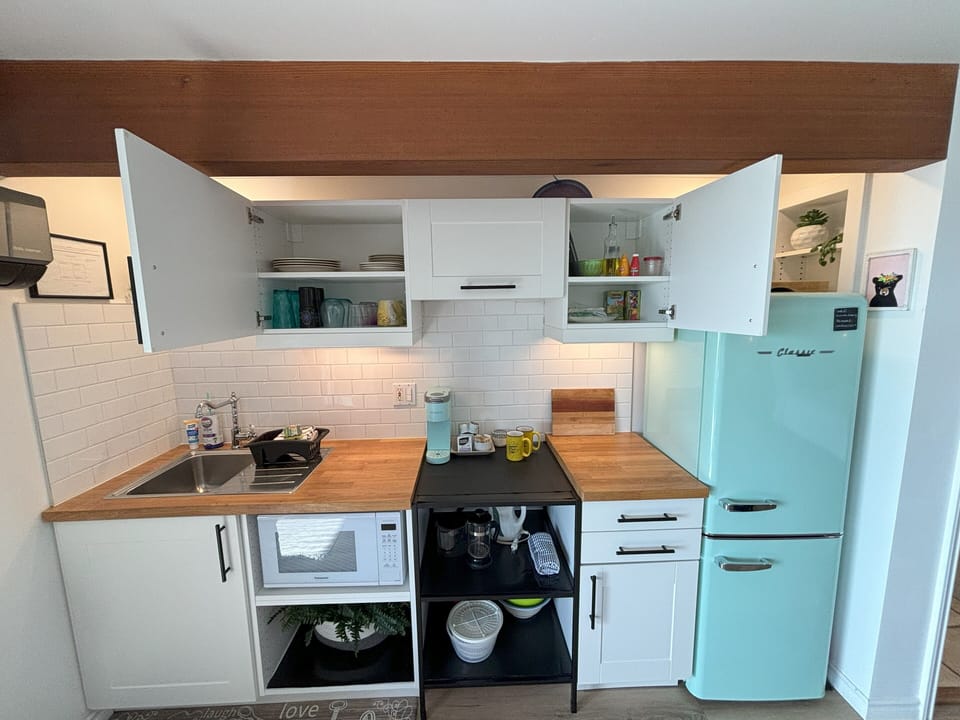 Fully Stocked Kitchenette 