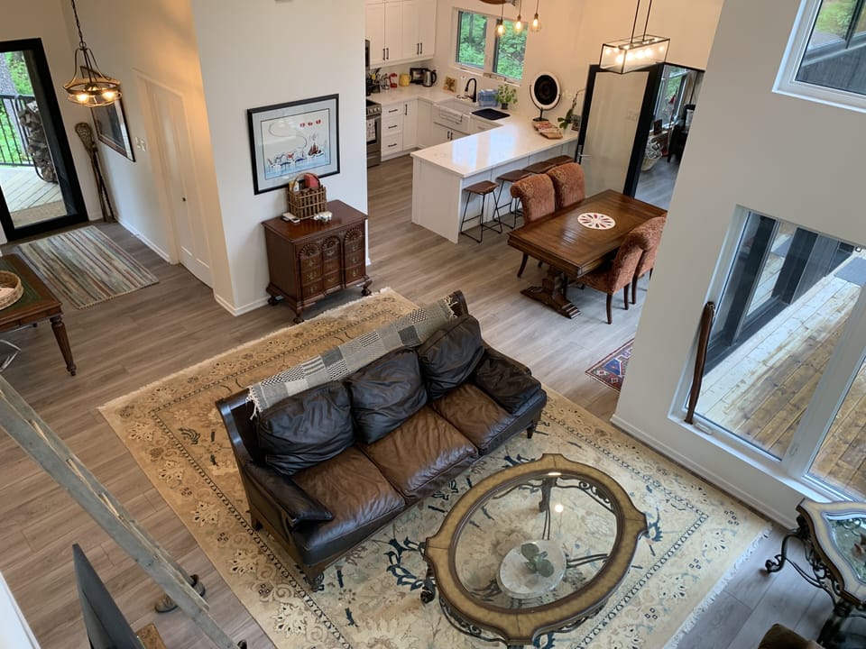 view from loft