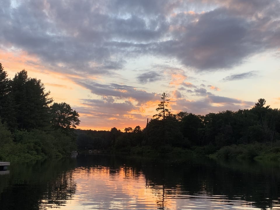 Private Sun set views from cottage 