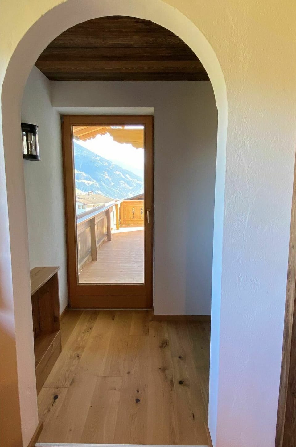 Building, Window, Azure, Shade, Wood, House, Interior Design, Floor, Flooring
