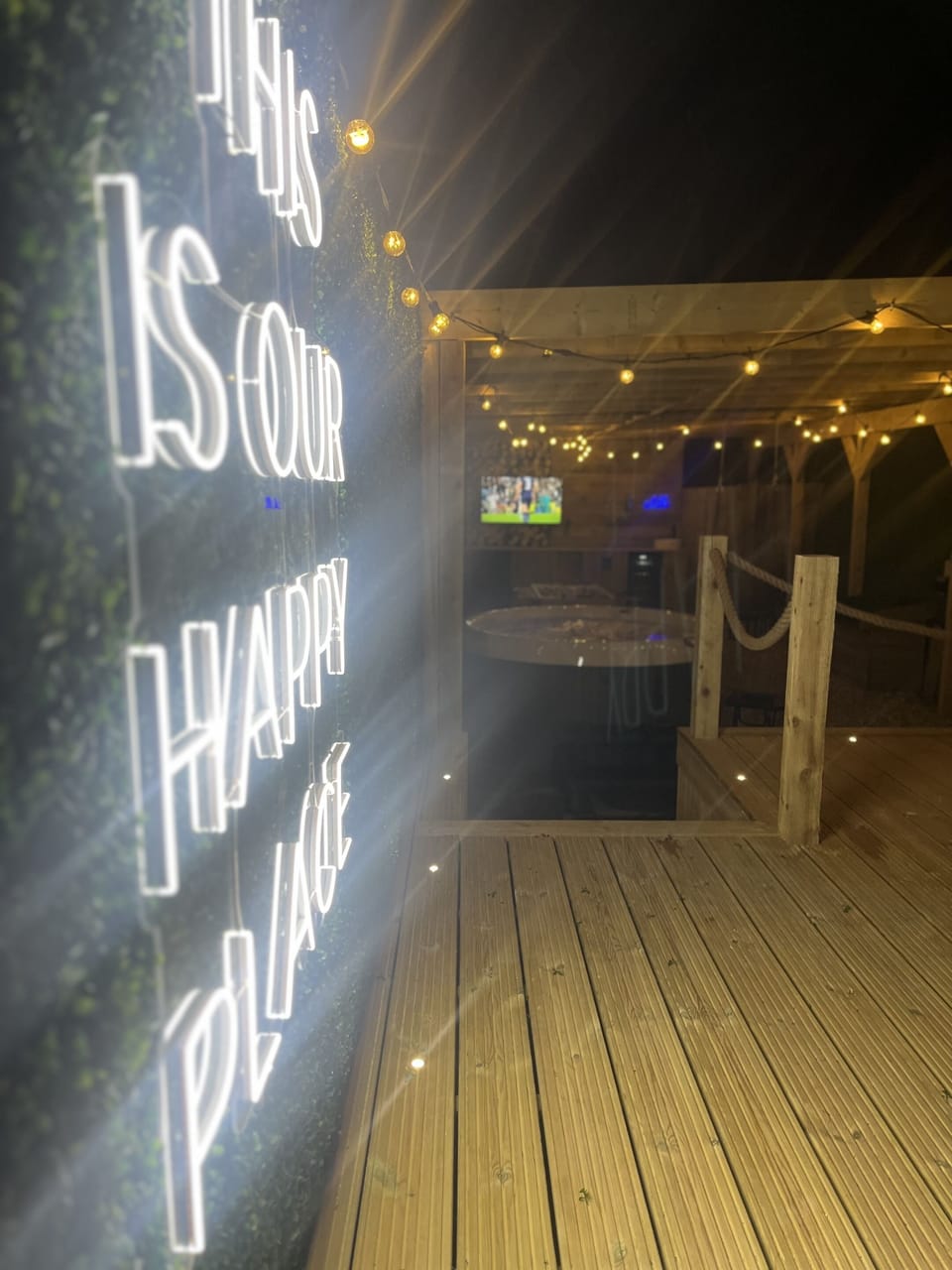 Decking area 