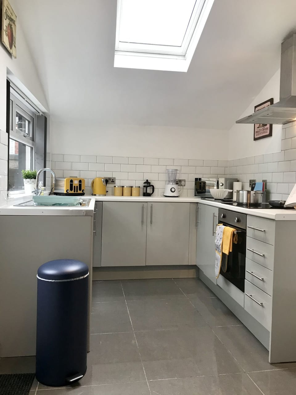 Kitchen - Fully equipped kitchen with fan oven, electric hob, microwave fridge freezer and washer dryer.