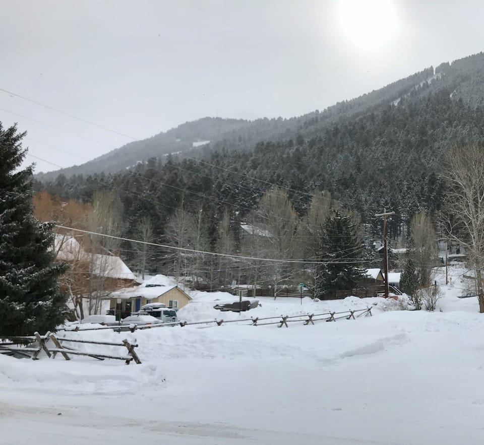 Snow King Mountain from Front Porch
