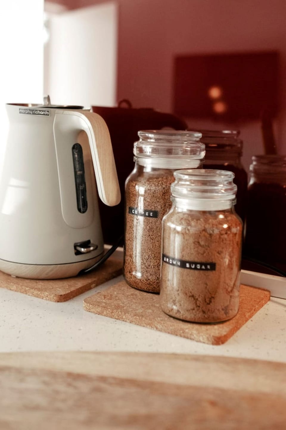 Coffee, tea and sugar provided