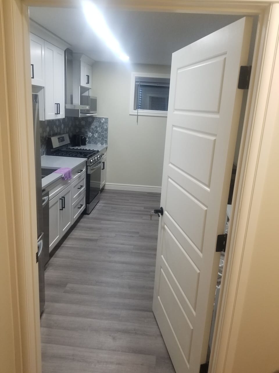 Entrance to suite kitchen/living room area