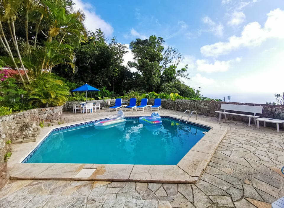 Relax by the pool.

