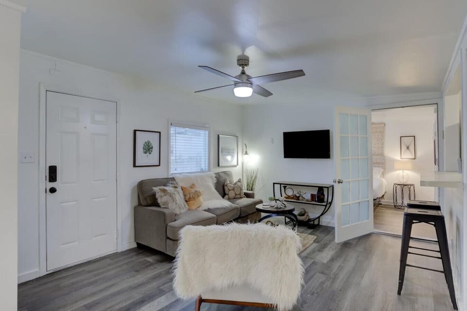 A living room made for long conversations, late movies, and doing absolutely nothing.