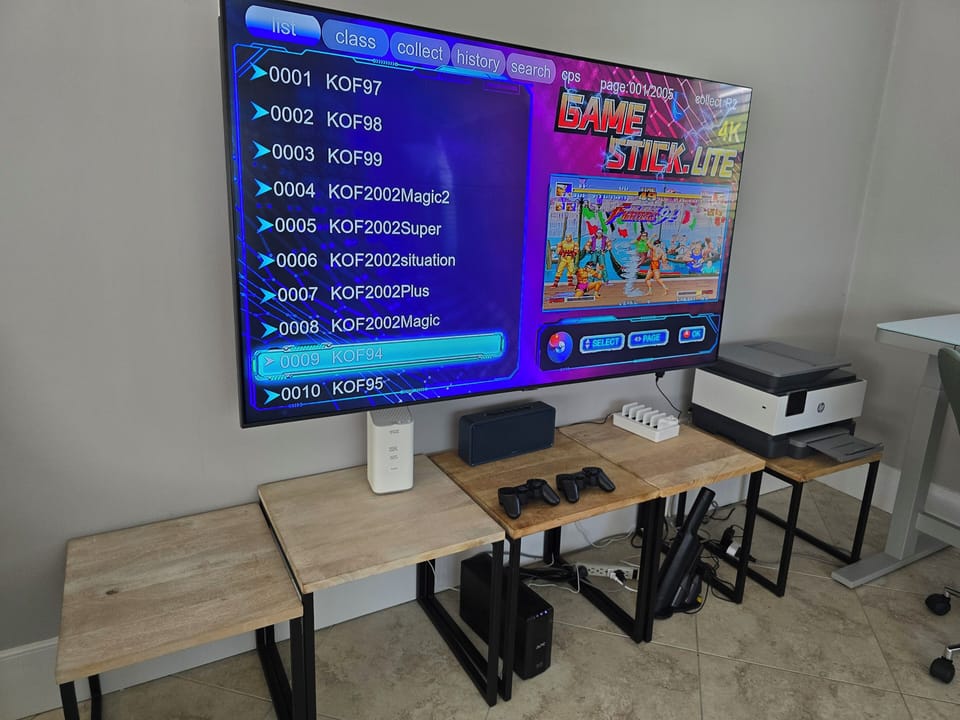 Enjoy downtime with the large smart TV and built-in gaming system — a fun bonus for both kids and adults