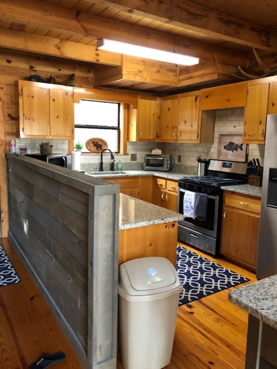 Fully stocked kitchen