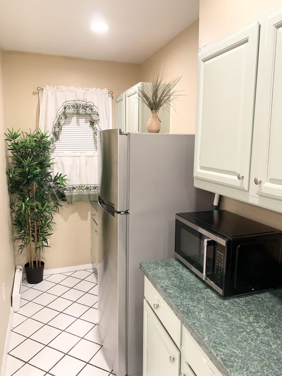 Kitchen fridge. 