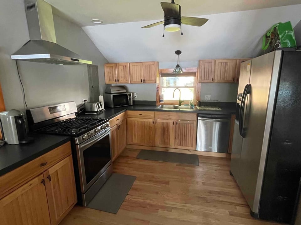 Full kitchen with all of the tools to host great meals!  