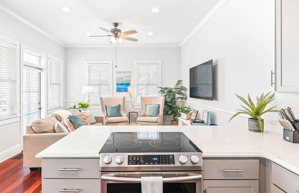 Open Concept Living and Kitchen