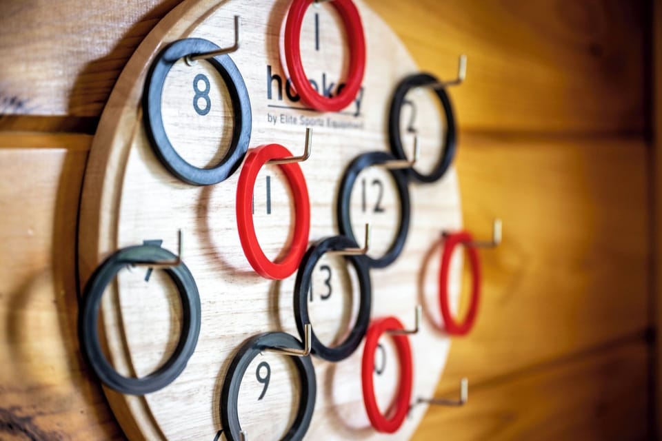 Enjoy a game of Hooky in the recreation room.