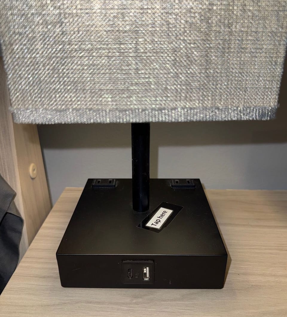 Bedside USB and USB-C charging