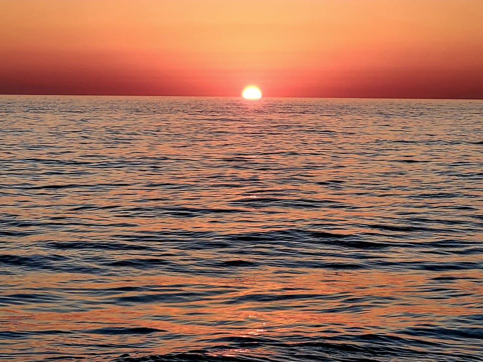 Sunrise over the Atlantic Ocean 