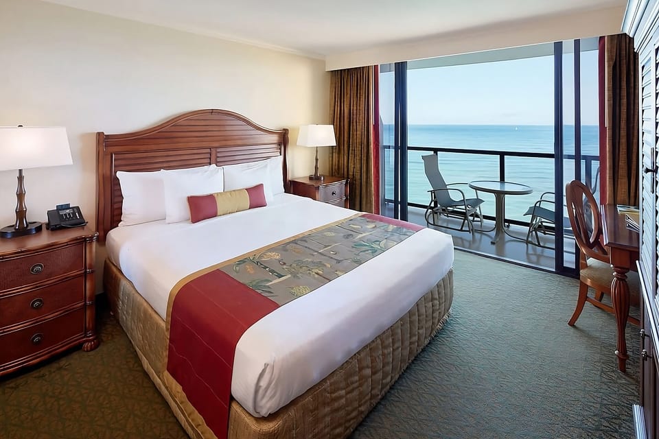 Step onto your private balcony and breathe ocean air.