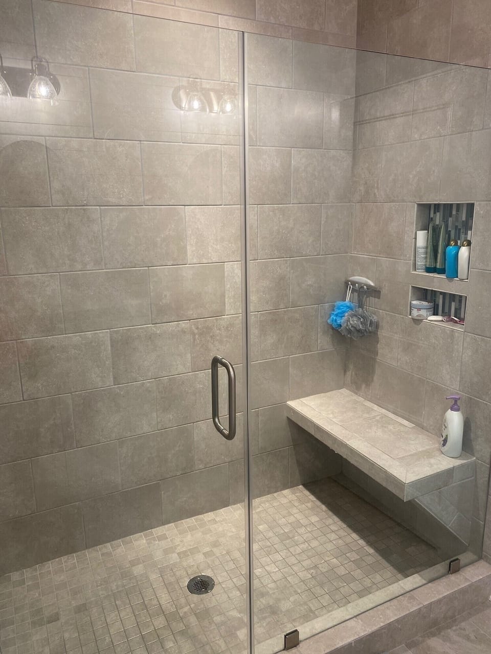 Large master bathroom shower
