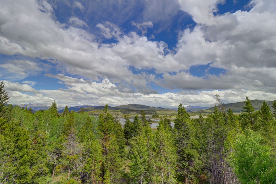 Beautiful mountain views and views of Lake Dillon