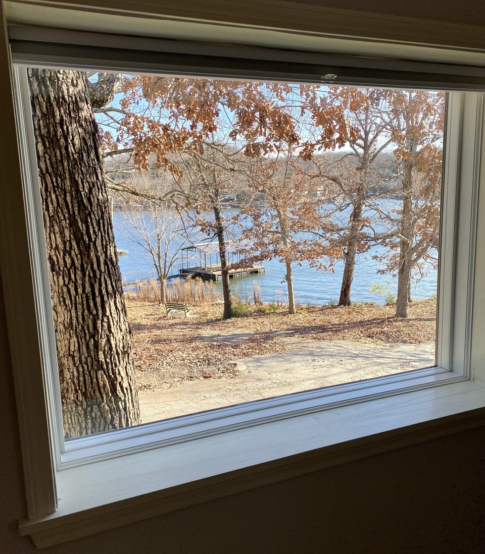 View from master bedroom