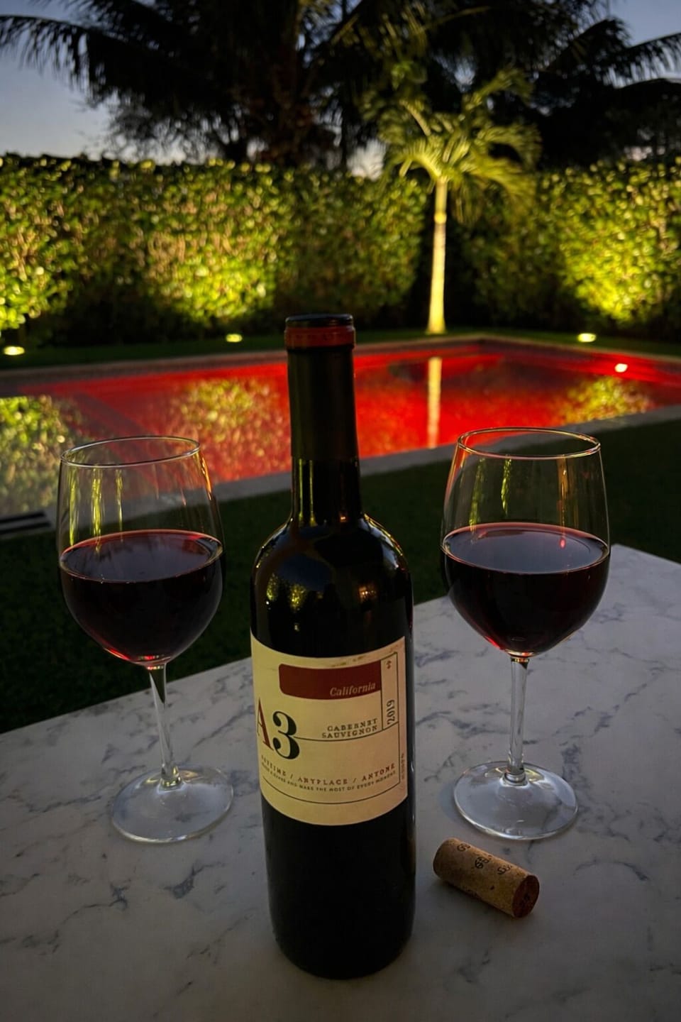Cheers!  Enjoying spending time outdoors!