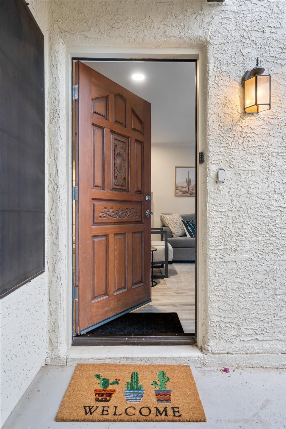 Main Entrance into unit