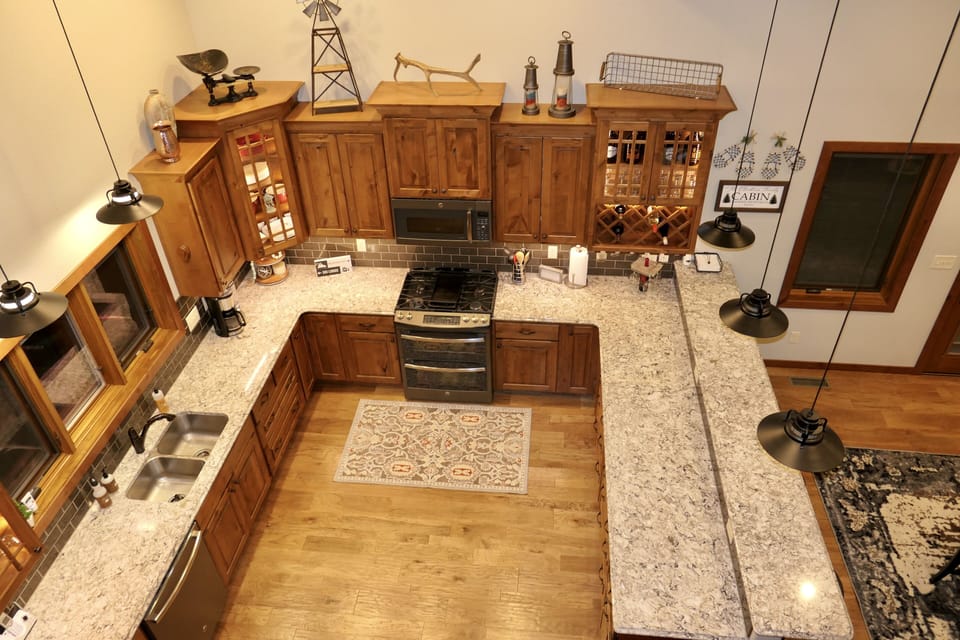 Large open kitchen