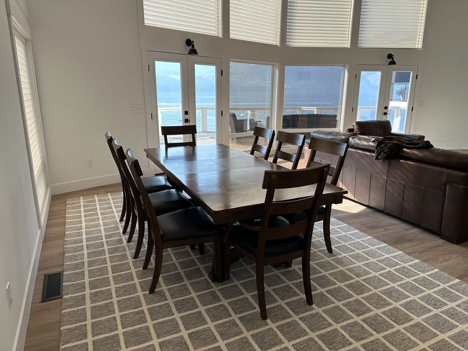 Spacious Dinning table
