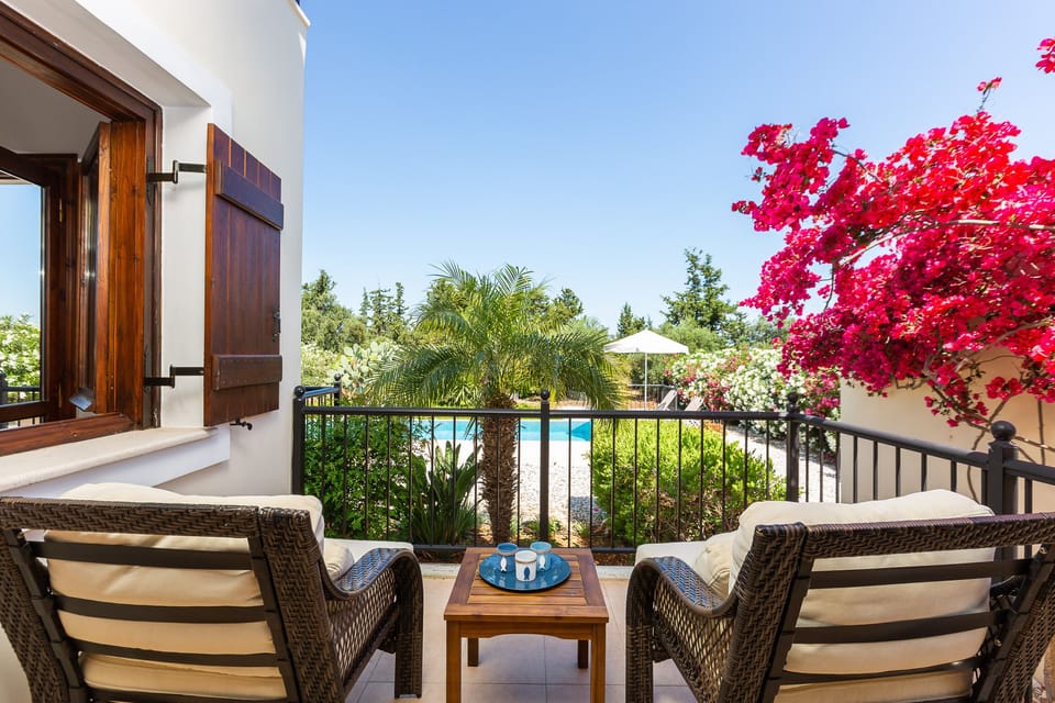 Balcony outside the kitchen