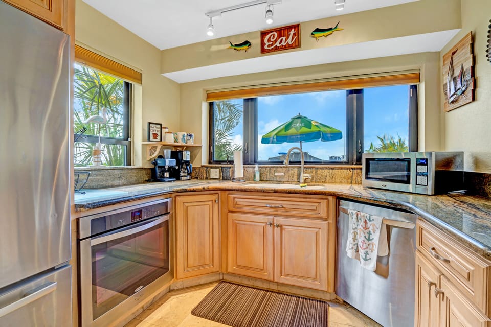 The kitchen with a view