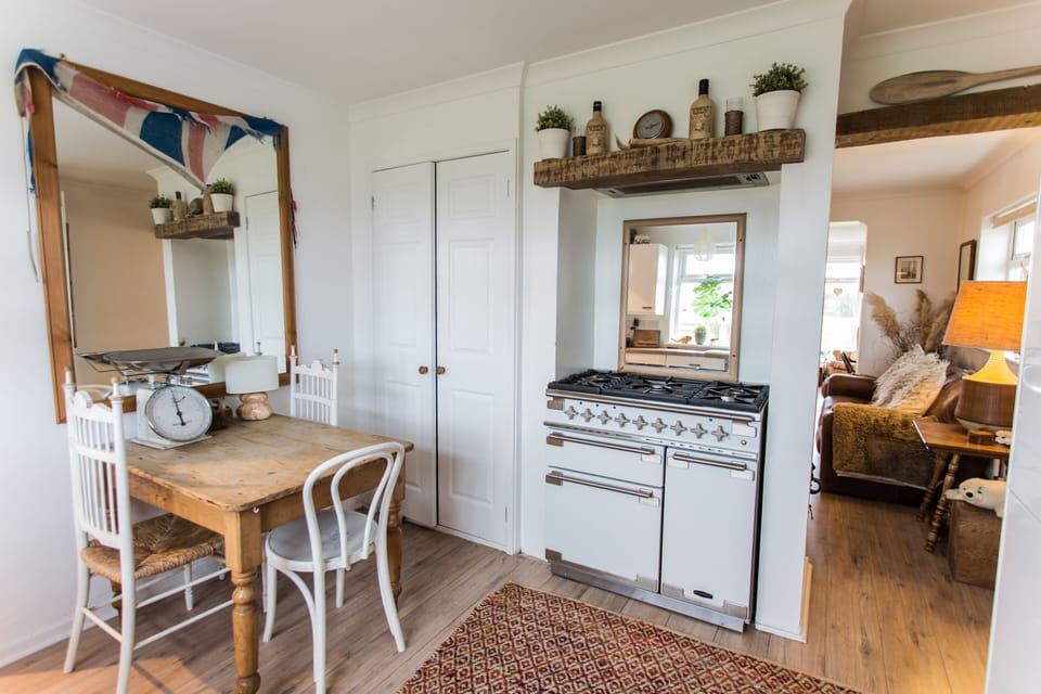 Family kitchen with range cooker
