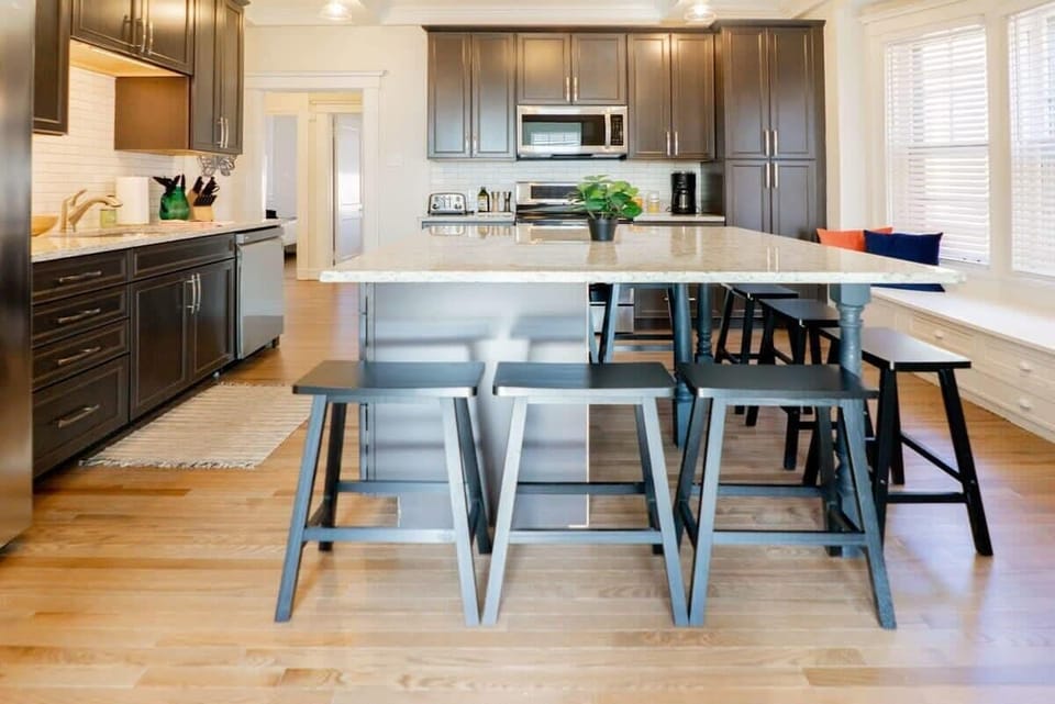 Awake your inner chef in this spacious, fully-stocked kitchen.