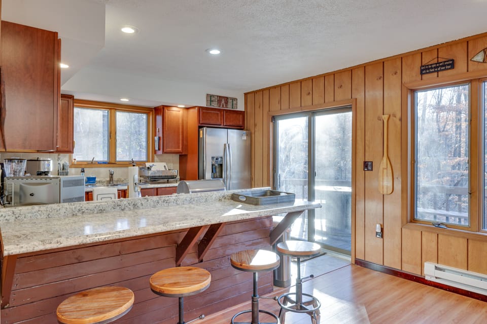 Modern kitchen with all the appliances 