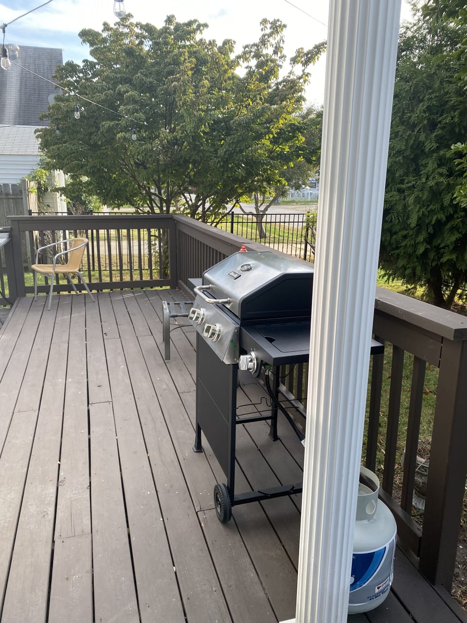 BBQ deck area