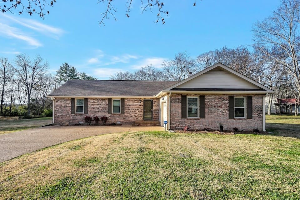 Front of Home (Winter lawn)
