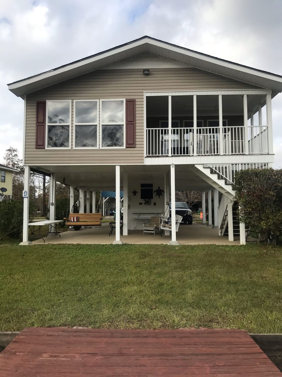 View of house from Dock