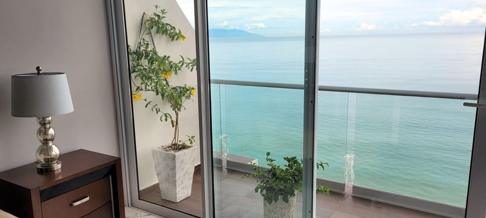 Stunning view from the master bedroom