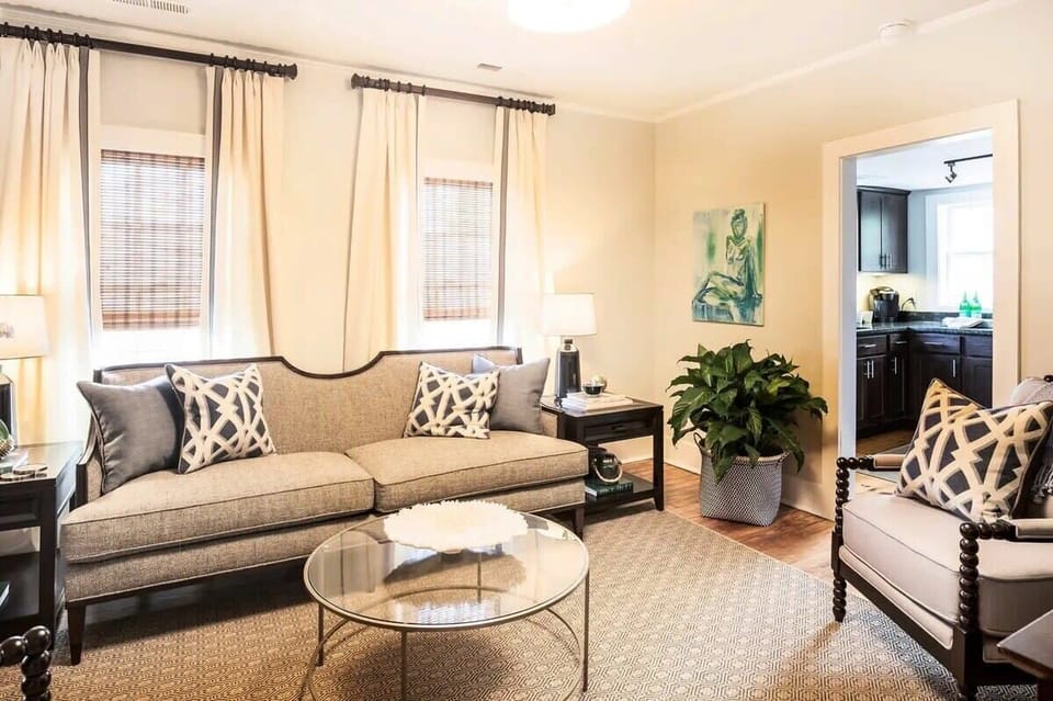 Second living room with ample seating