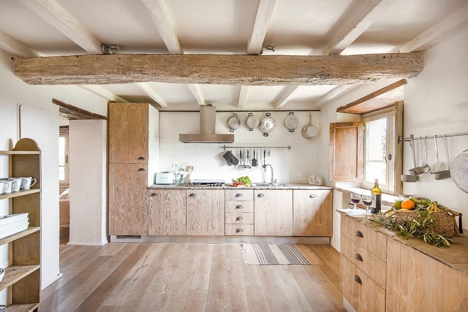 Kitchen in the main house 